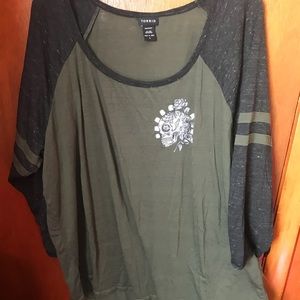 Torrid 3/4 sleeve shirt